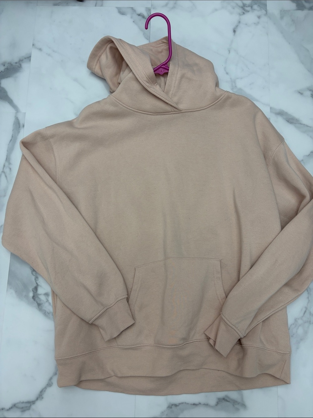 Women’s  Pullover Hoodie in Beige - Classic Casual Sweatshirt
